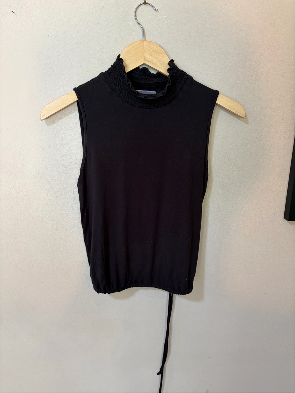 Velvet turtle neck top